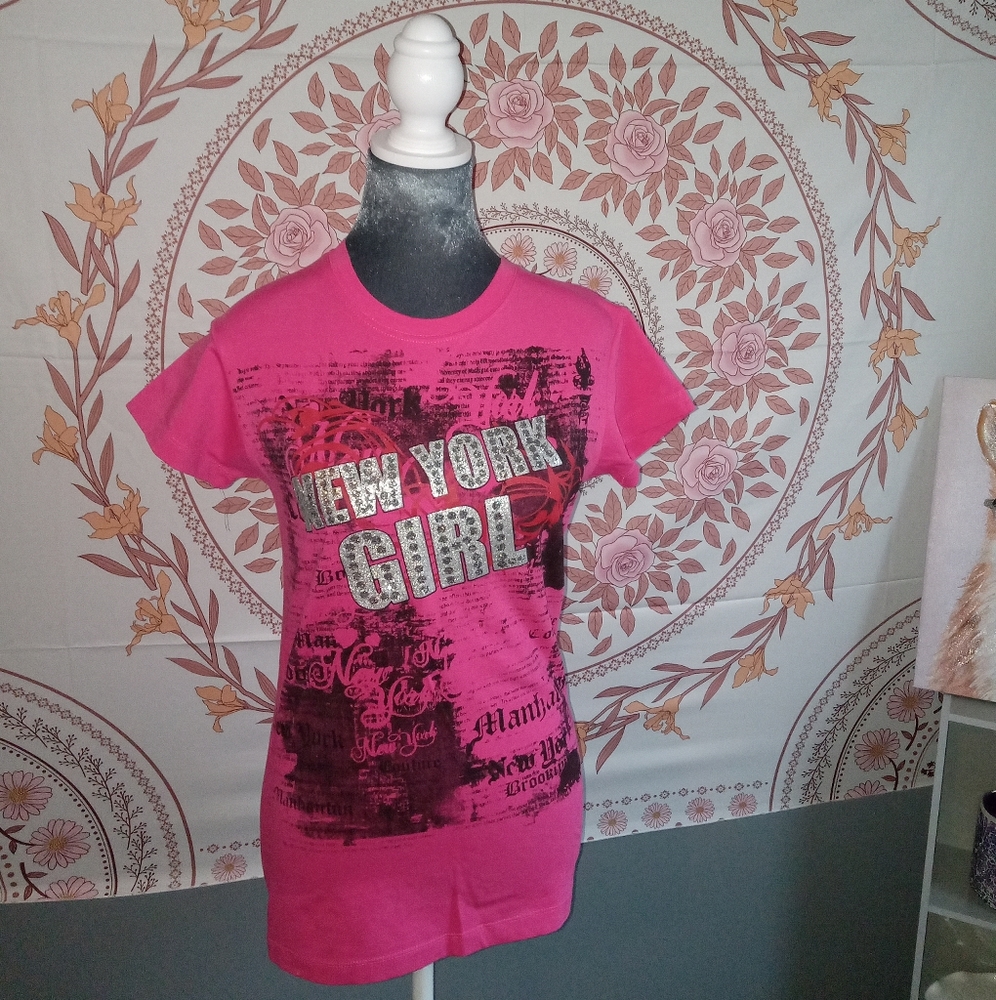 Girls L New York Girl Tee